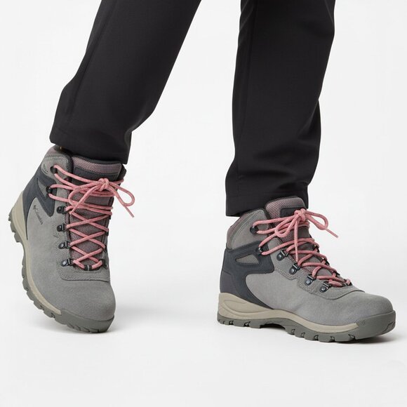 Columbia Newton Ridge™ Plus Waterproof Amped Hiking Boot Suede Gorpcore Grey - Picture 1 of 11
